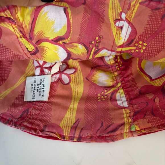 Six Flags Scooby Doo Vintage Bucket Hat Embroidered Reversible Y2K Boy Girl OS - Picture 4 of 6